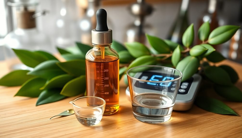 accurately measure essential oil
