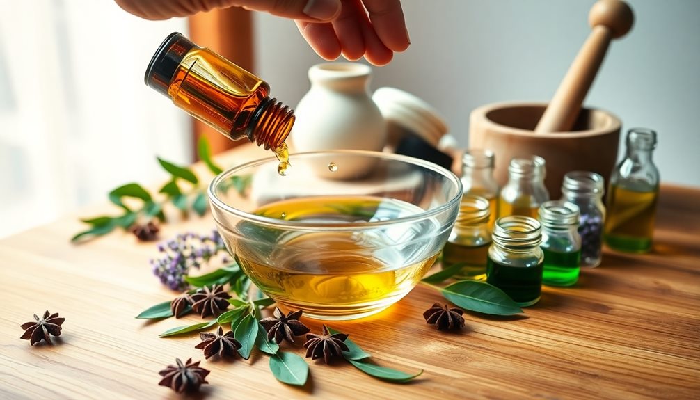 blend with essential oils